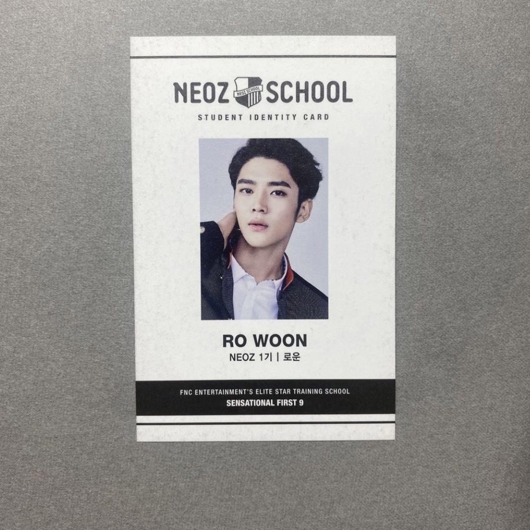 sf9SF9  ロウン NEOZ SCHOOL   ID CARDトレカ