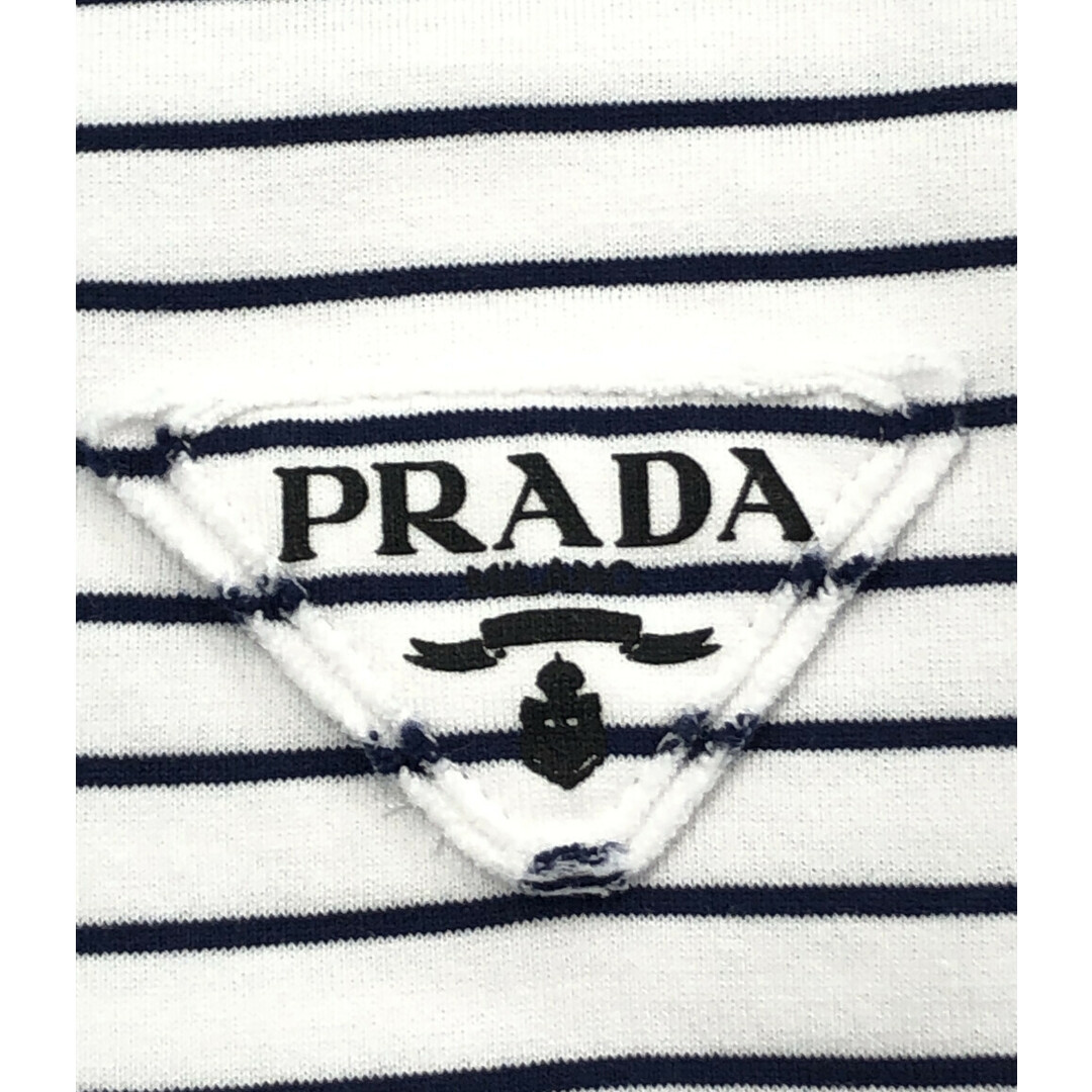 【PRADA】プラダ ストライプ ロングTシャツ Mサイズ
