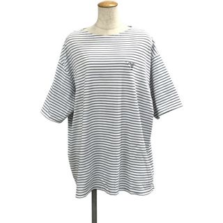 【PRADA】プラダ ストライプ ロングTシャツ Mサイズ