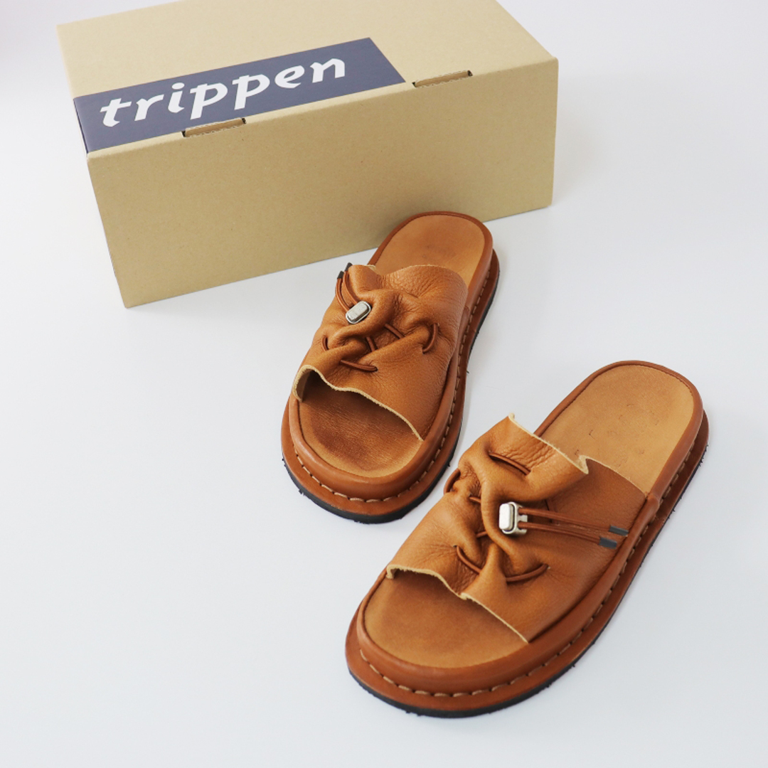 trippen(トリッペン)のトリッペン trippen synergy シナジー レザーサンダル 36/ブラウン 23-23.5cm シューズ【2400013550215】 レディースの靴/シューズ(サンダル)の商品写真