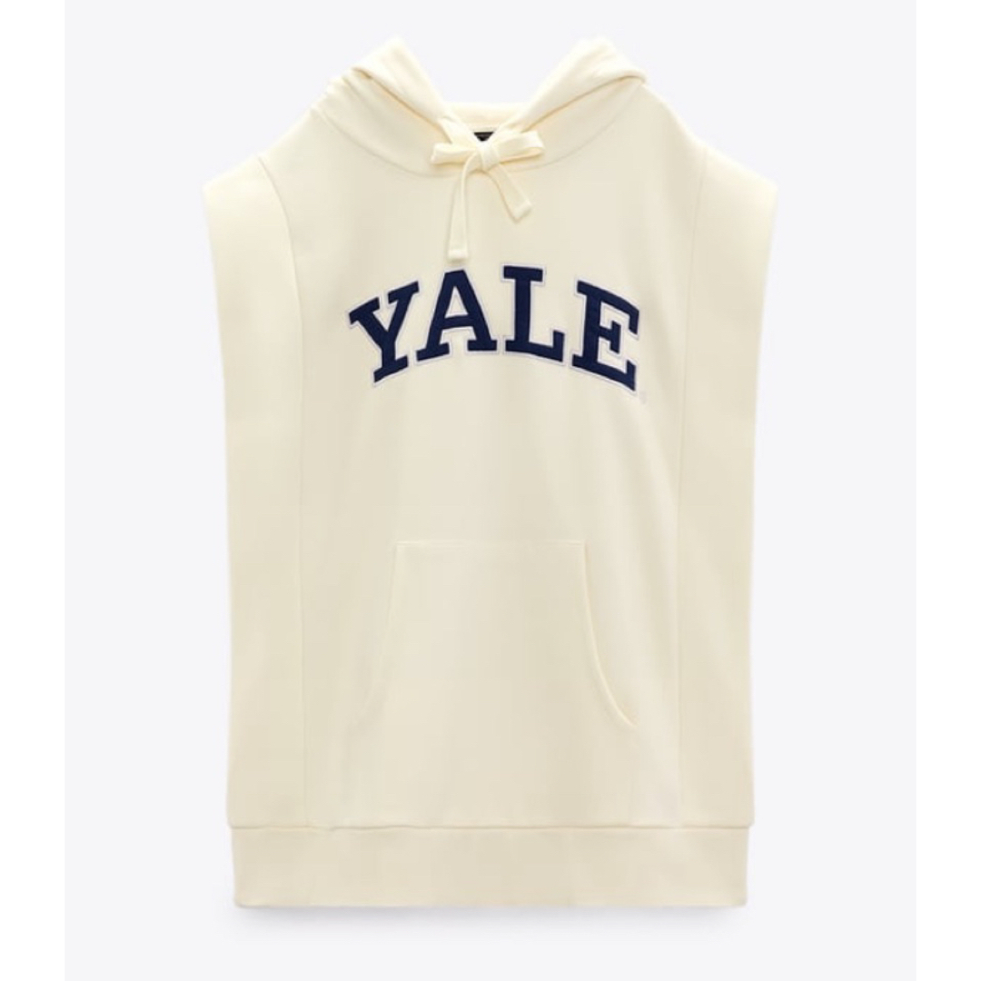 《新品タグ付き》ZARA×YALE カレッジロゴパーカー