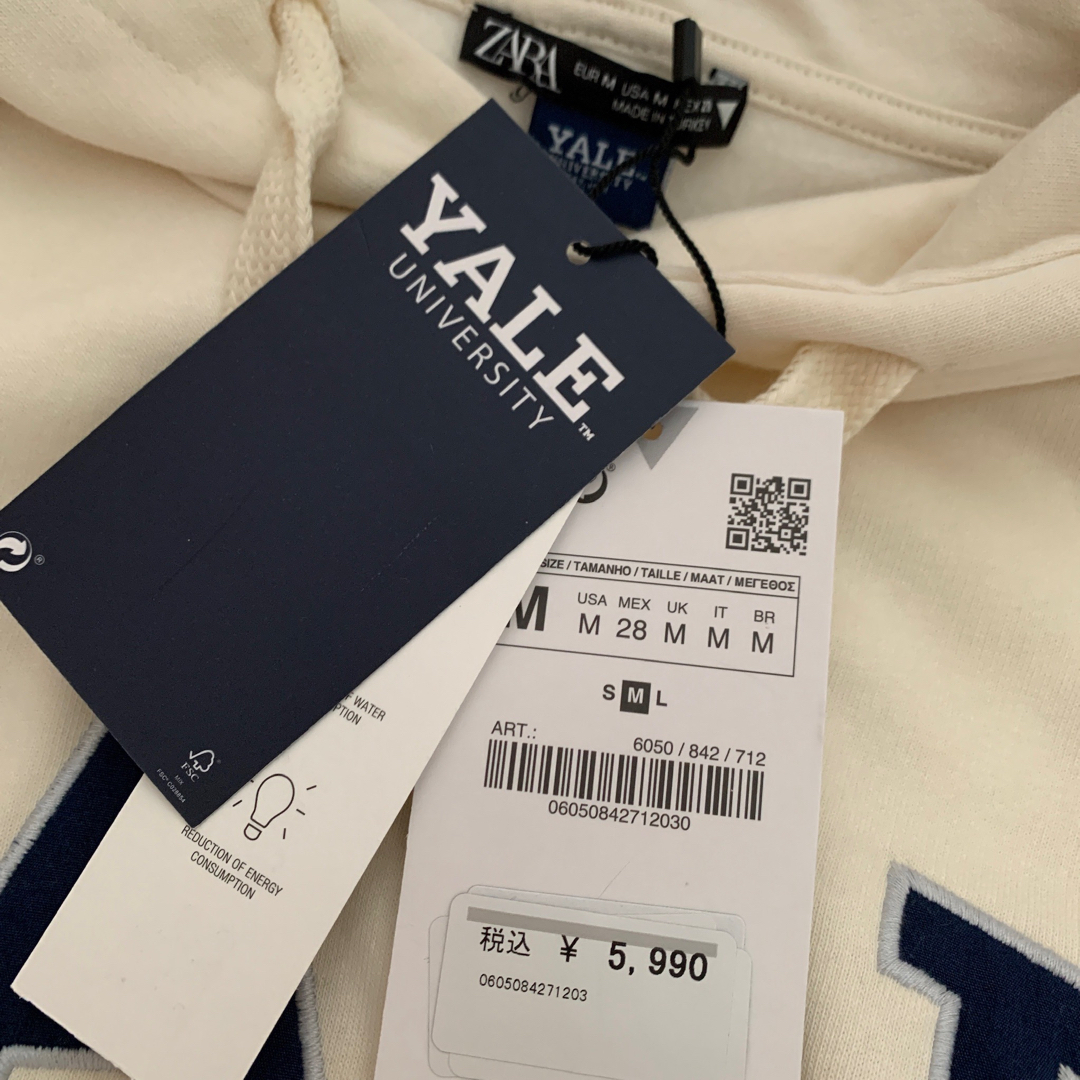 ZARA パーカー タグ付き 新品 L