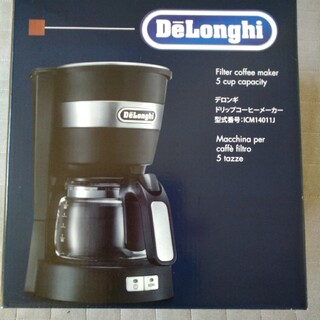 デロンギ(DeLonghi)のこはく様専用【未使用】デロンギ　コーヒーメーカー(コーヒーメーカー)