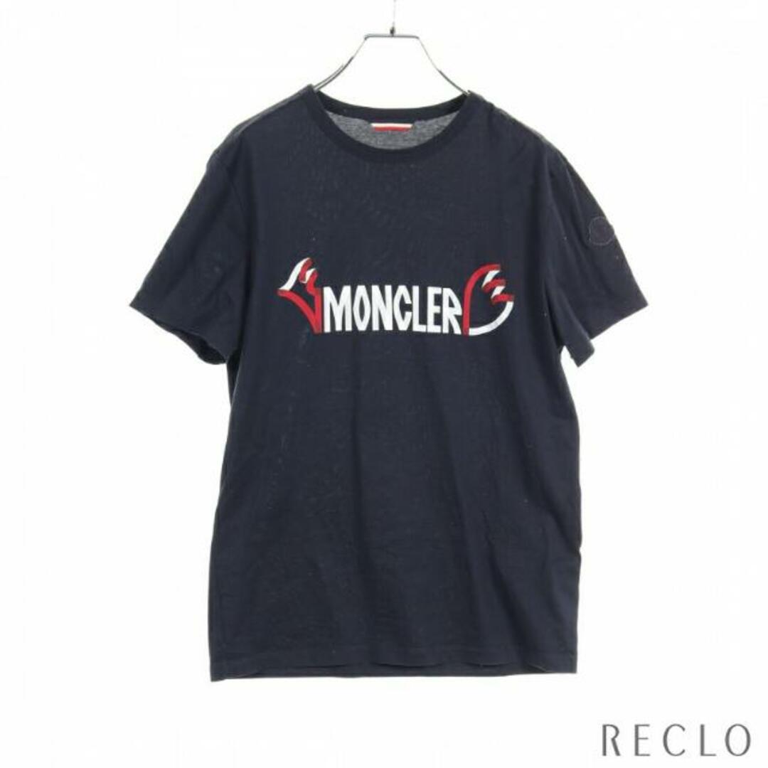 MONCLER(モンクレール)のMONCLER GENIUS 2 1952 Tシャツ クルーネック ロゴプリント コットン ネイビー ホワイト レッド メンズのトップス(Tシャツ/カットソー(半袖/袖なし))の商品写真