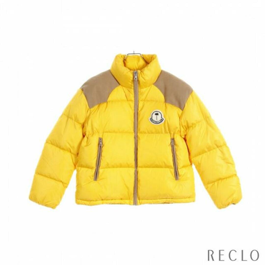 MONCLER(モンクレール)のGENIUS PALM ANGELS KELSEY ダウンジャケット ナイロン オレンジイエロー ベージュ メンズのジャケット/アウター(ダウンジャケット)の商品写真