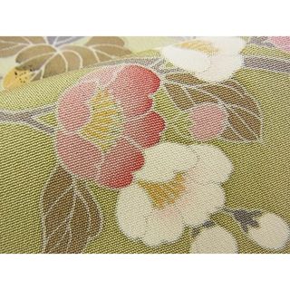 平和屋野田店□訪問着 単衣 京友禅 作家物 枝花文 暈し染め 逸品 n ...
