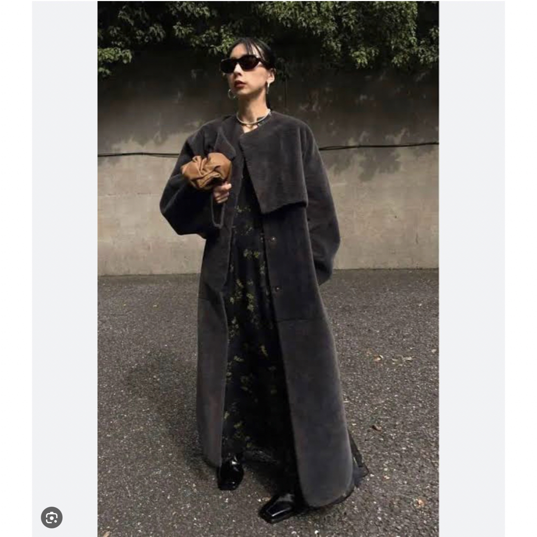 MANY WAY USEFUL BOA COAT ベージュ　AMERI