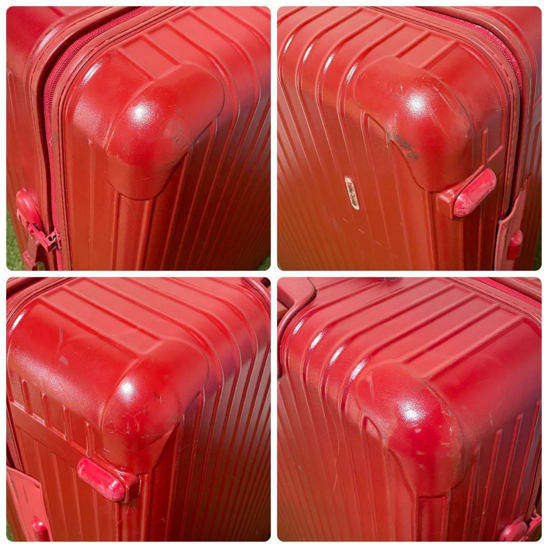 RIMOWA(リモワ)の廃盤希少☆大人気　RIMOWA リモワ　サルサ　デラックス　104L　2輪　赤 レディースのバッグ(スーツケース/キャリーバッグ)の商品写真