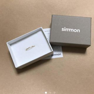 アッシュペーフランス(H.P.FRANCE)のsimmon WAVELETS RING K10 13号(リング(指輪))