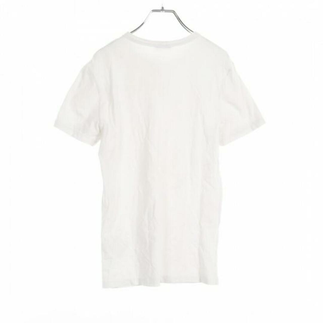 MONCLER(モンクレール)の Tシャツ フロッキープリント コットン ホワイト メンズのトップス(Tシャツ/カットソー(半袖/袖なし))の商品写真