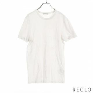 モンクレール(MONCLER)の Tシャツ フロッキープリント コットン ホワイト(Tシャツ/カットソー(半袖/袖なし))