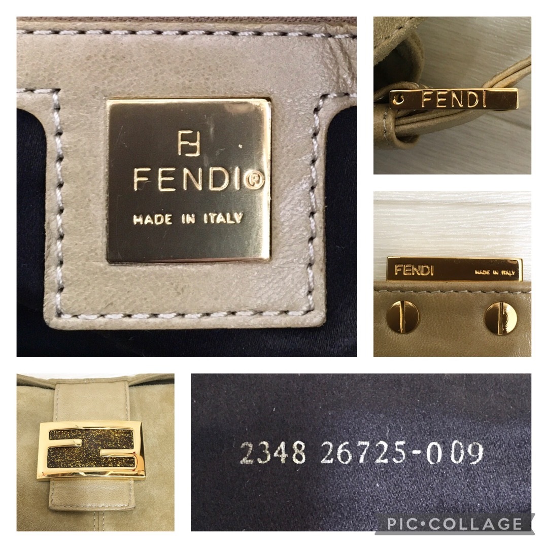 Italy スウェード FENDI バッグ  in Made - 9