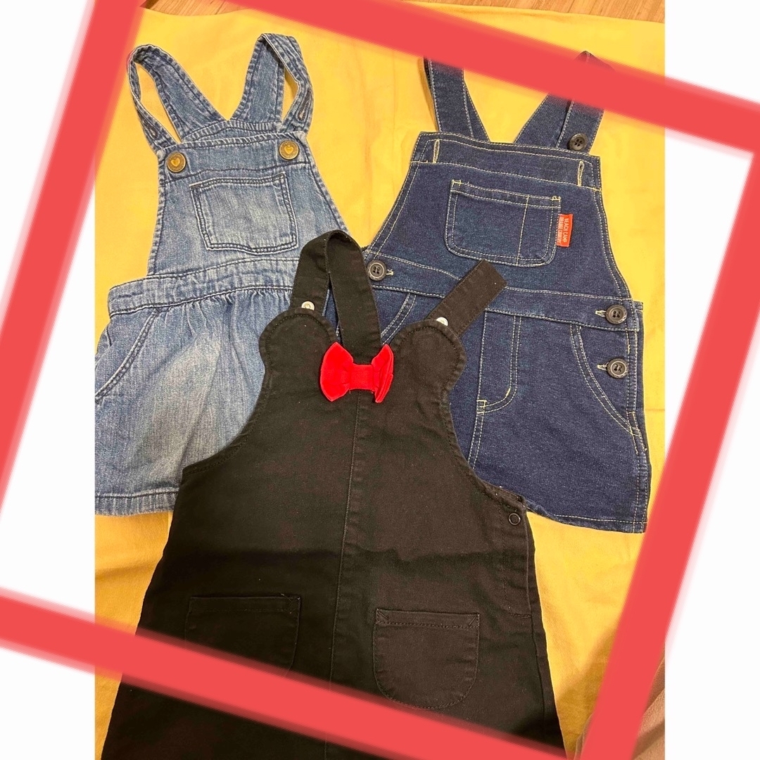 80㎝　　スカート　baby GAP  H&M キッズ/ベビー/マタニティのベビー服(~85cm)(スカート)の商品写真