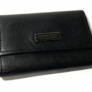 バーバリーブラックレーベル(BURBERRY BLACK LABEL)のBURBERRY　バーバリー　ブラックレーベル　5連キーケース　黒　良好品 (キーケース)