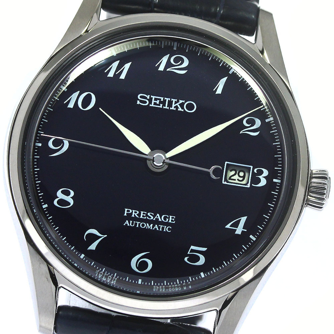 自動巻きRefNoセイコー SEIKO 6L35-00B0/SARA019 プレザージュ 6Lシリーズ 琺瑯ダイアル 自動巻き メンズ 未使用品 箱付き_773509