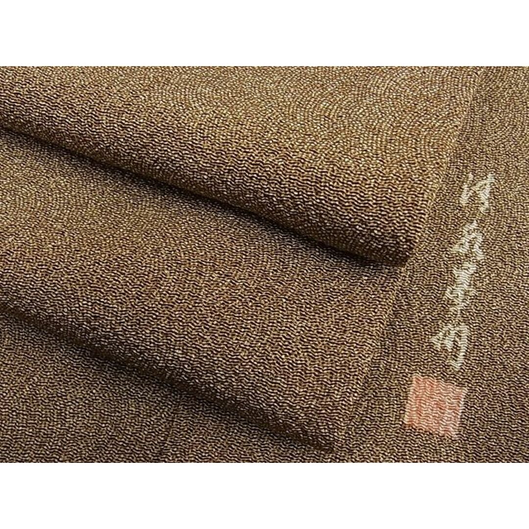 平和屋野田店□江戸小紋 単衣 作家物 極小鮫小紋 鬼しぼ縮緬 逸品 n ...