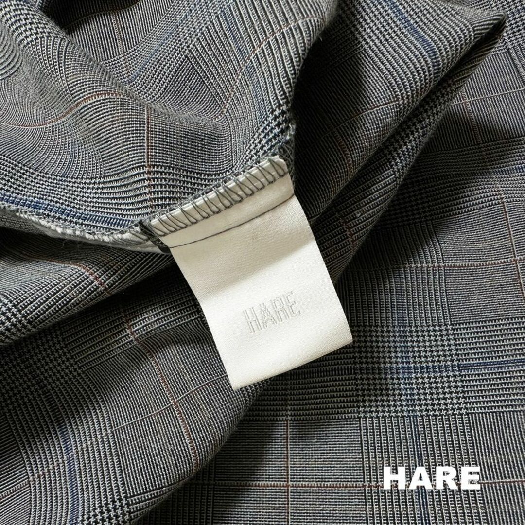 HARE(ハレ)の【HARE】ハレ ブルーラン グレンチェック ギャザー プルオーバー レディースのトップス(シャツ/ブラウス(長袖/七分))の商品写真