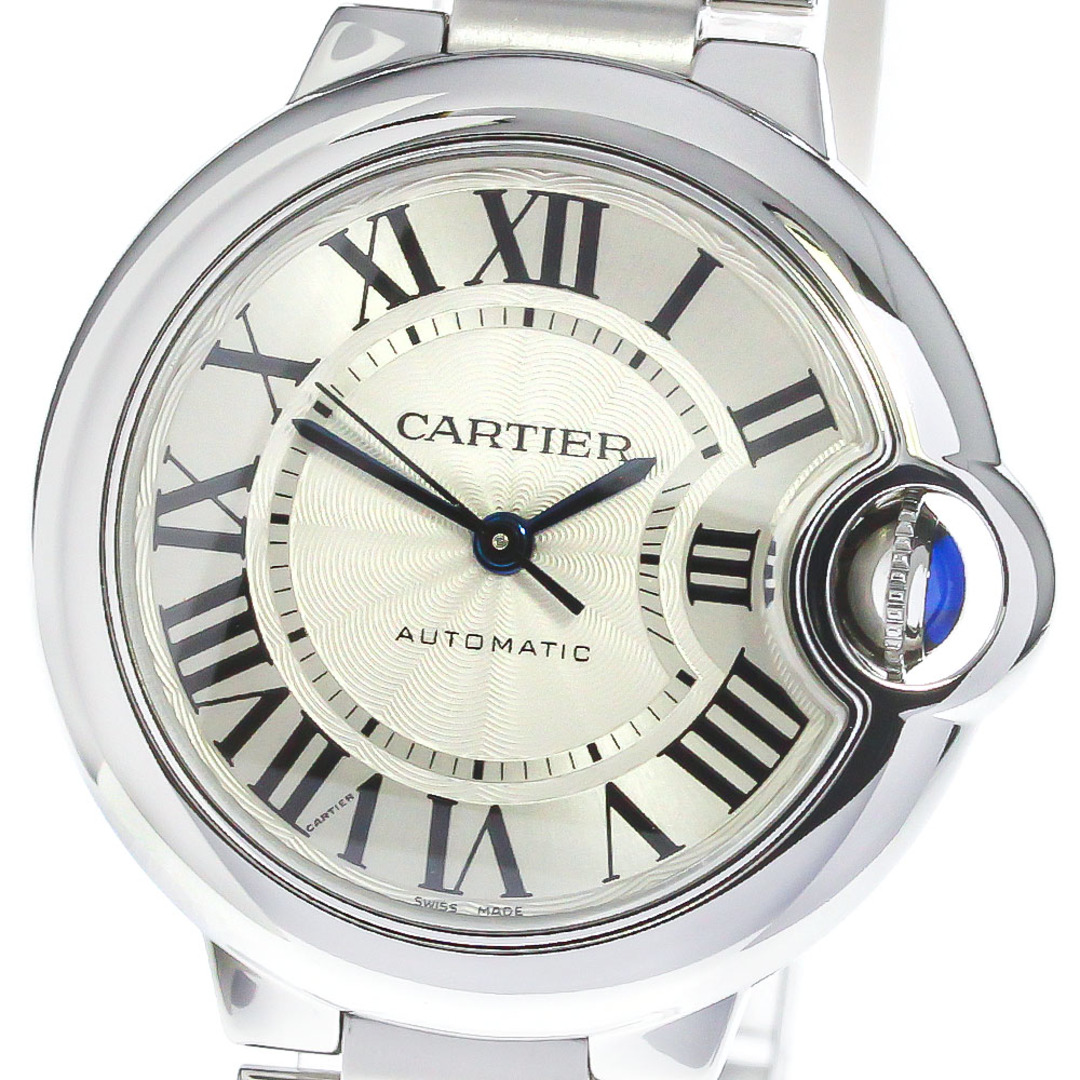 カルティエ CARTIER W6920071 バロンブルー MM 自動巻き ボーイズ 美品 箱・保証書付き_776498