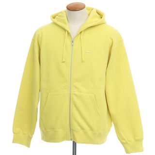 シュプリーム(Supreme)の【中古】シュプリーム Supreme 2023年秋冬 Small Box Zip Up Hooded Sweatshirt ジップアップ スウェットパーカー イエロー【サイズM】【メンズ】(パーカー)