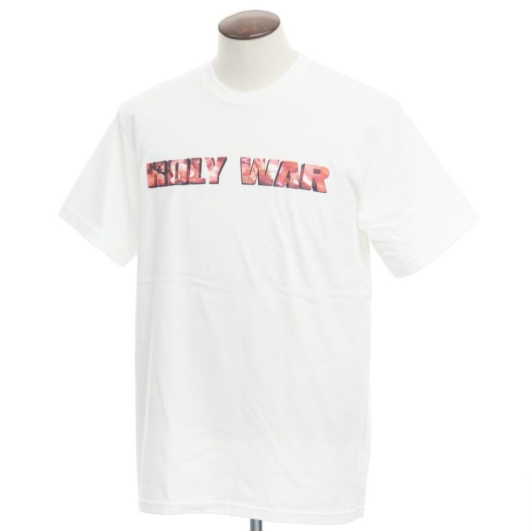 シュプリーム Supreme 2023年秋冬 Holy War Tee プリント クルーネック 半袖Ｔシャツ ホワイト【サイズL】【メンズ】