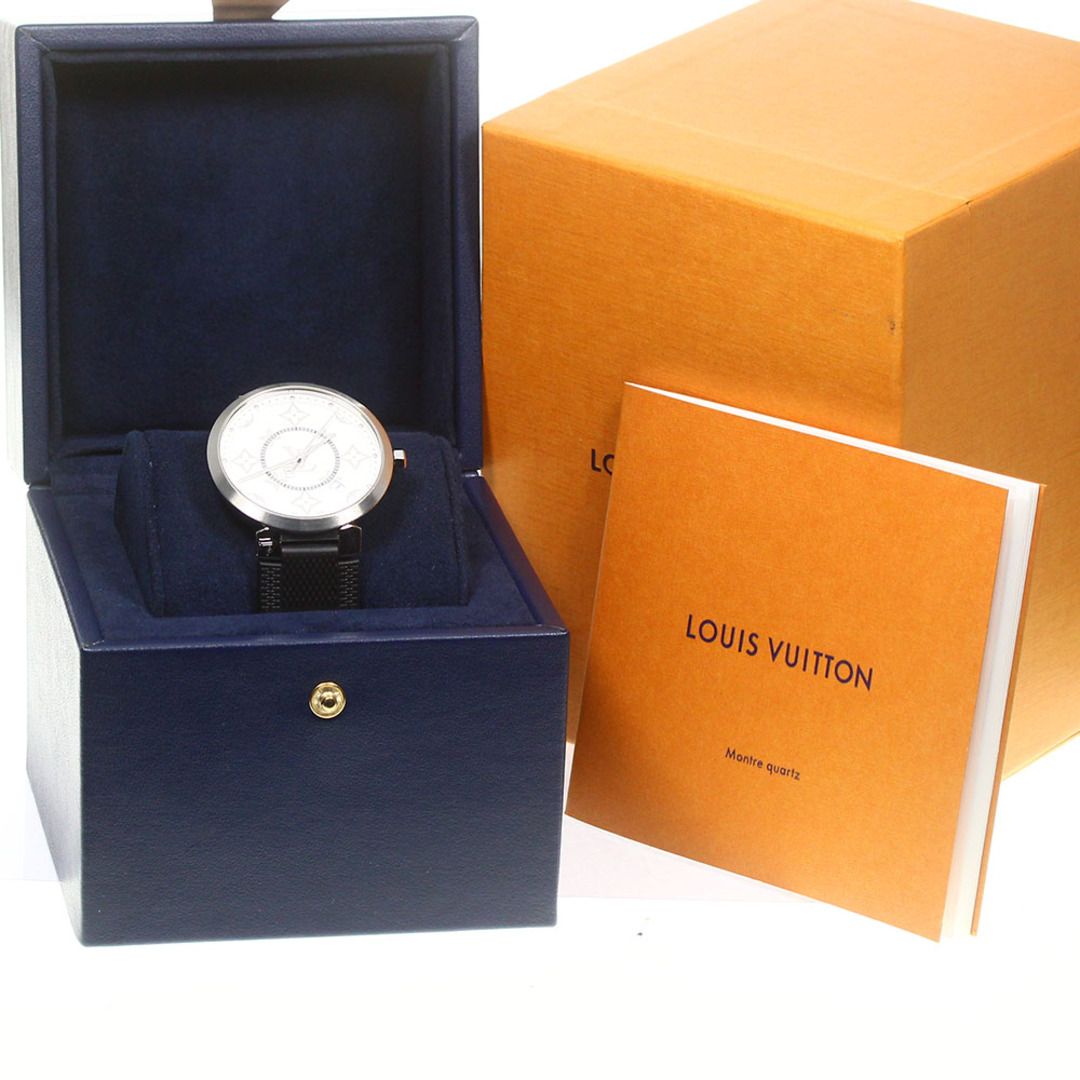 LOUIS VUITTON(ルイヴィトン)のルイ・ヴィトン LOUIS VUITTON QA120 タンブール スリム モノグラム クォーツ メンズ 箱付き_771182【ev10】 メンズの時計(腕時計(アナログ))の商品写真