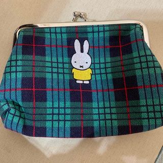 ミッフィー(miffy)のmiffy がまぐちポーチ　チェック(ポーチ)