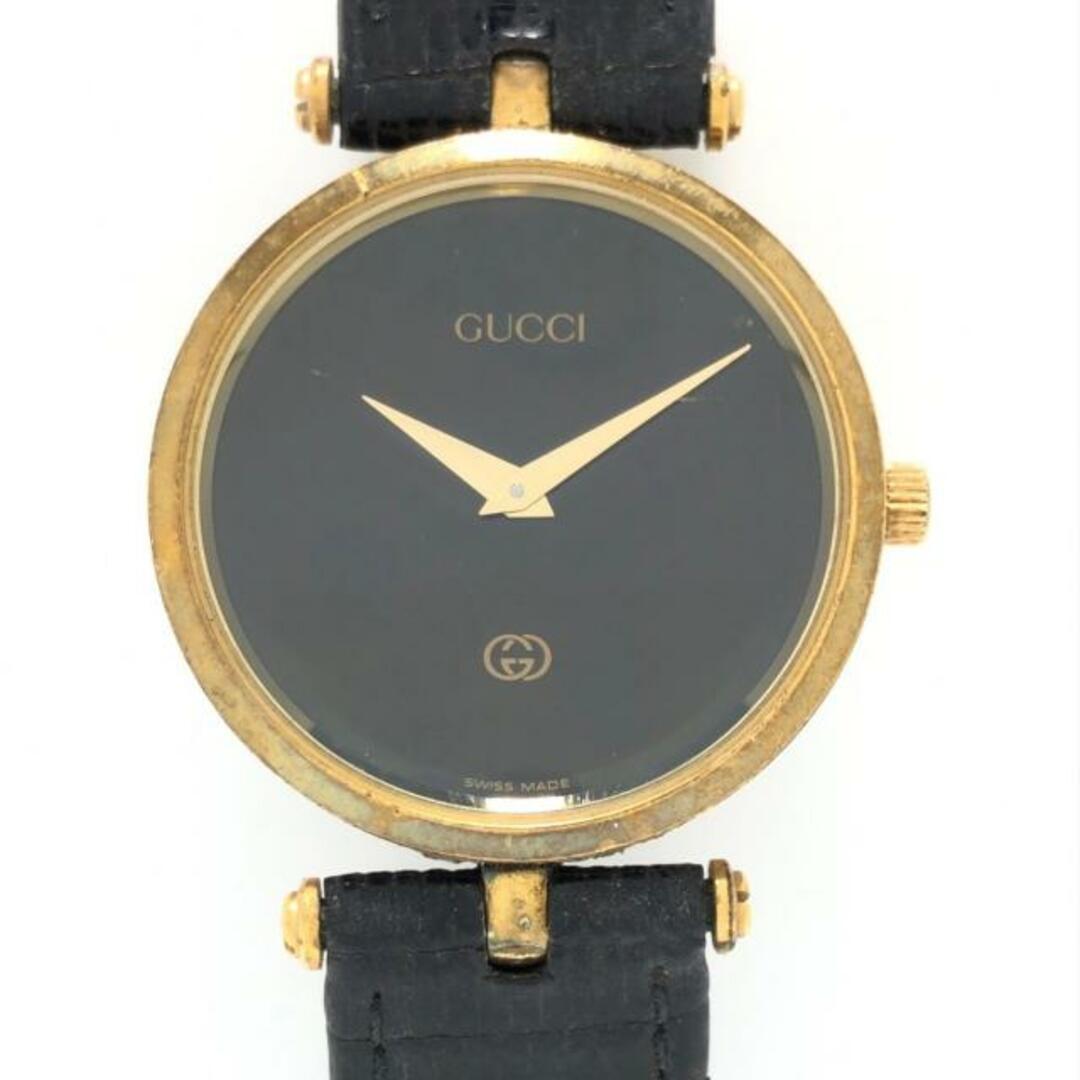 Gucci - GUCCI(グッチ) 腕時計 - 4500M メンズ 黒の通販 by ブラン