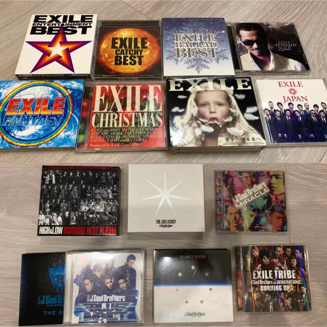 EXILE 三代目 アルバム CD セット エンタメ/ホビーのCD(ポップス/ロック(邦楽))の商品写真