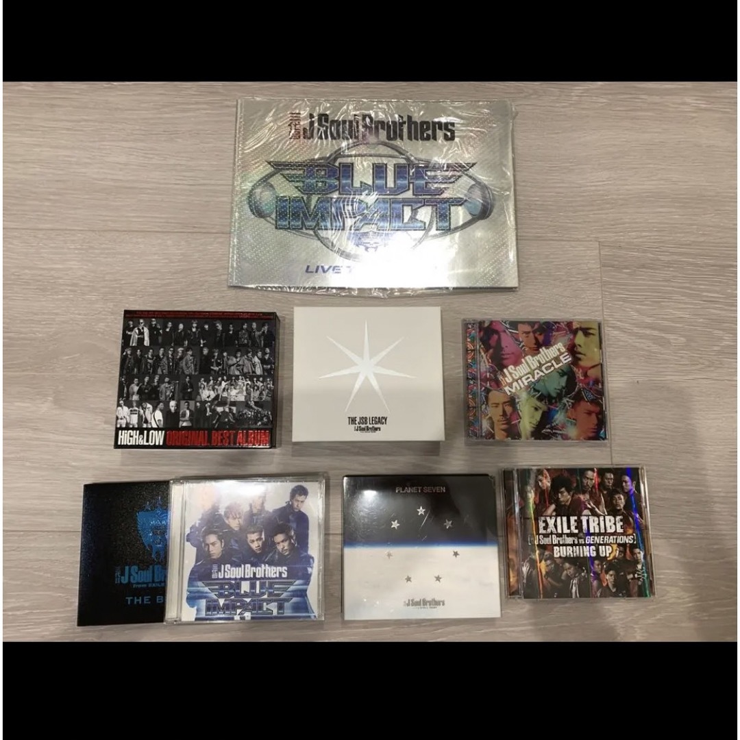 EXILE 三代目 アルバム CD セット エンタメ/ホビーのCD(ポップス/ロック(邦楽))の商品写真