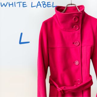 WHITE LABEL ピーコート　アウター　Lサイズ(ピーコート)