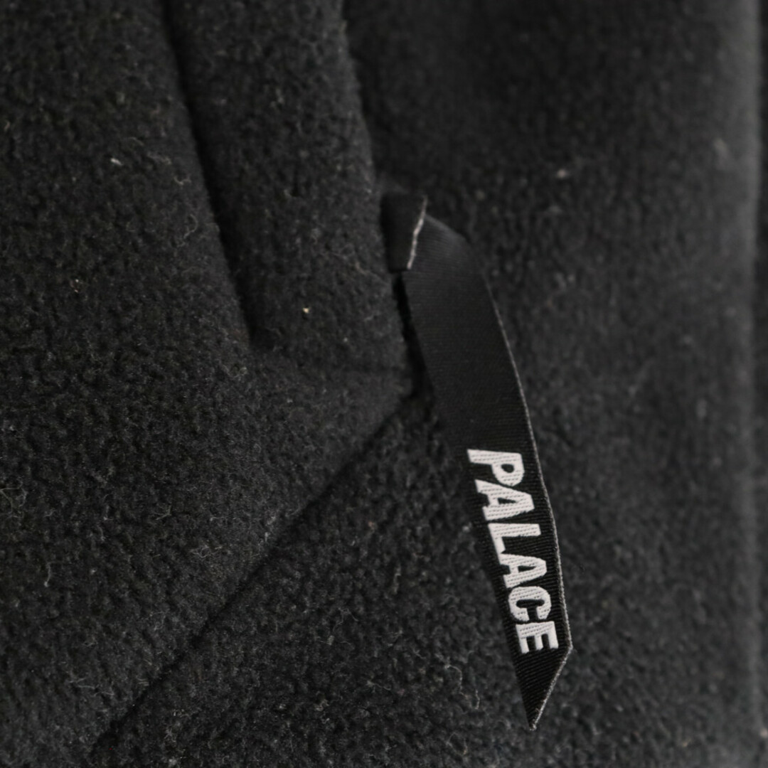 Palace Skateboards パレススケートボーズ バックロゴ フリース フーディ プルオーバーパーカー ブラック 3