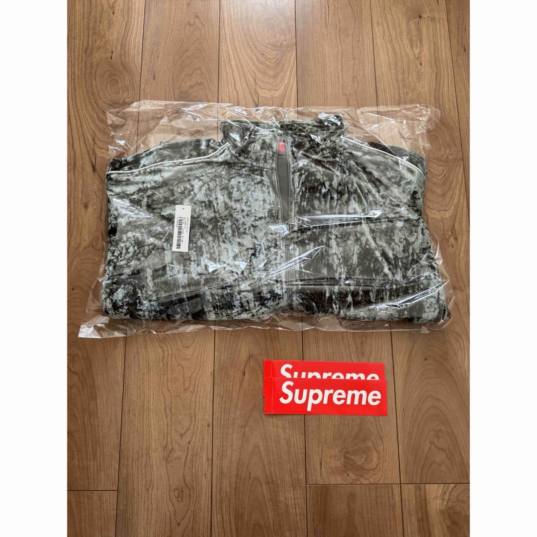 Supreme Crushed Velvet TrackJacket Olive