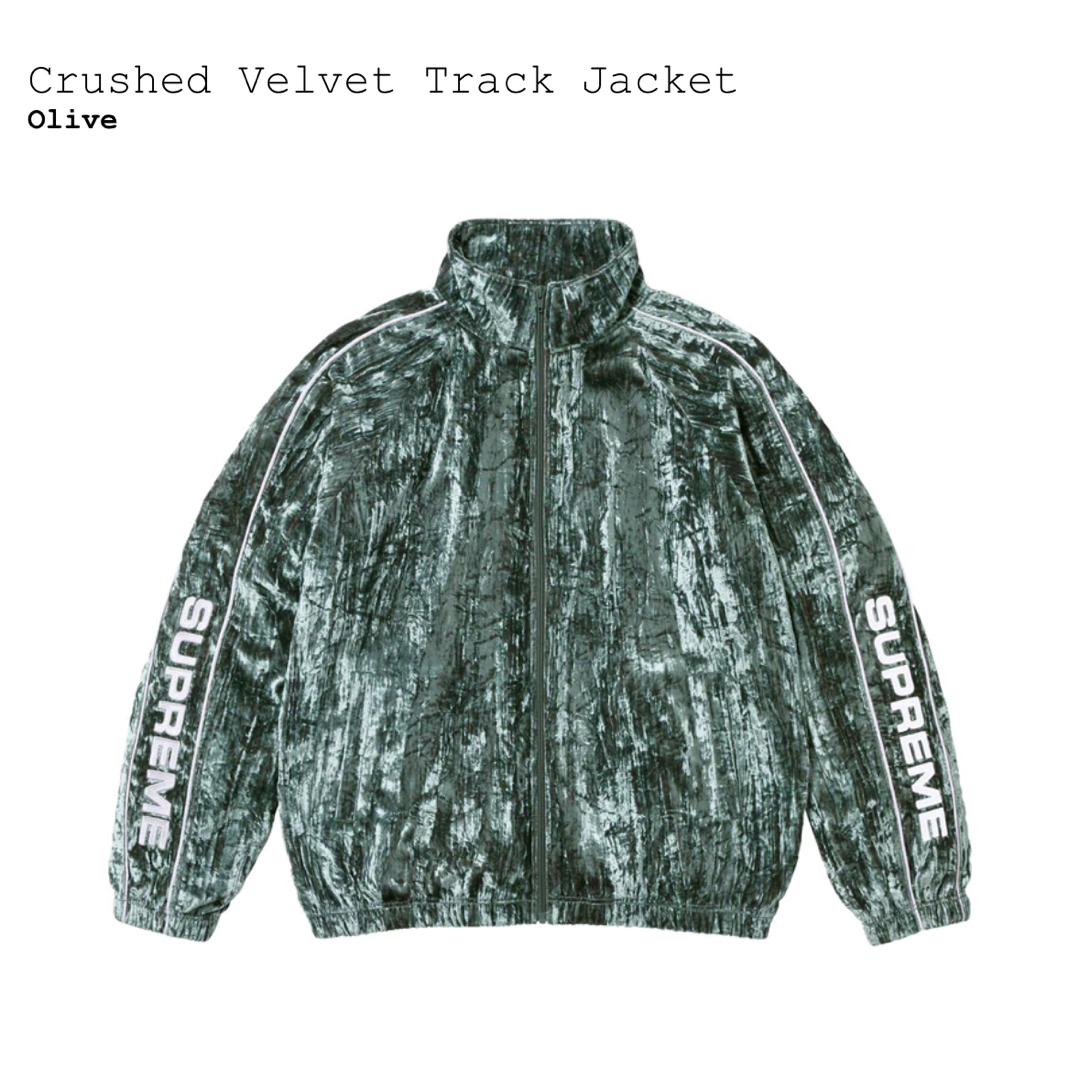 【M】Supreme Crushed Velvet Track Jacket | フリマアプリ ラクマ