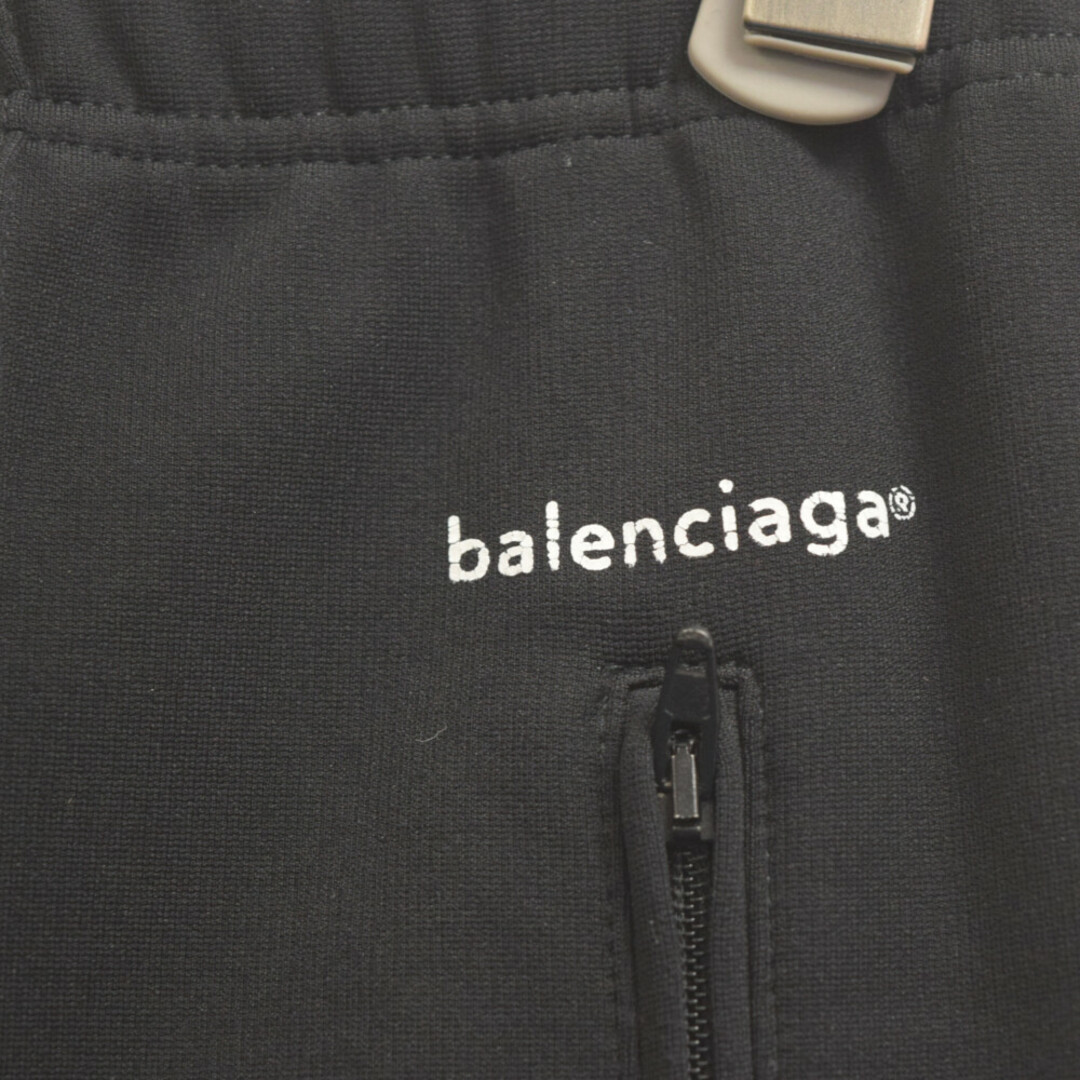 BALENCIAGA バレンシアガ ロゴプリント トラックスーツ パンツ ブラック 556121 TTK21 4