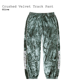 【M】Supreme Crushed Velvet Track Pant