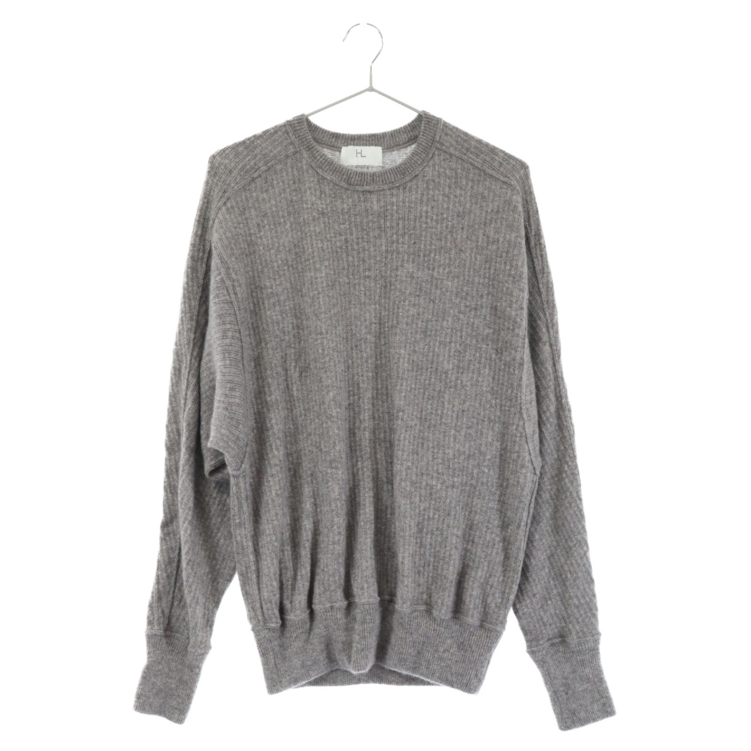 HERILL ヘリル Cashmere Rib Sweater 22-080-HL-8220-3 カシミヤ リブ スウェッター ニットセーター グレー