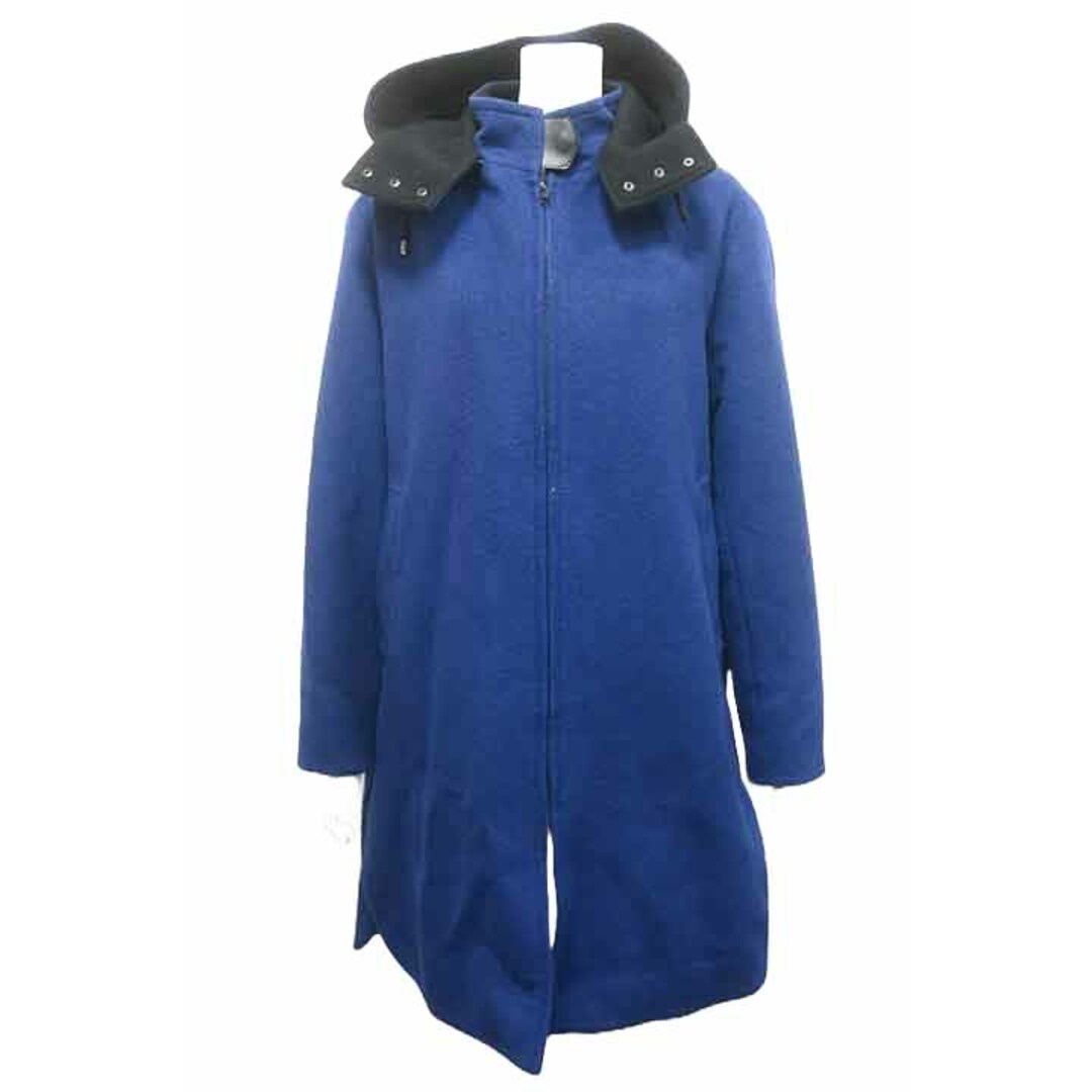 K.T KIYOKO TAKASE K.T キヨコ タカセ  コート レディース ウールコート ブルー  アンゴラ 羊毛 日本製 サイズ9