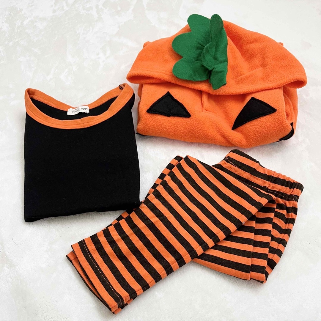 バースデイ(バースデイ)のハロウィン　パンプキン衣装　100 キッズ/ベビー/マタニティのキッズ服男の子用(90cm~)(その他)の商品写真