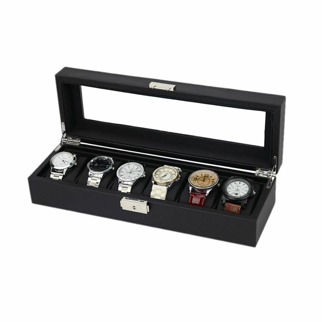 【色: ブラック】Geum 腕時計収納ケース 時計ケース 腕時計ケース 時計 腕