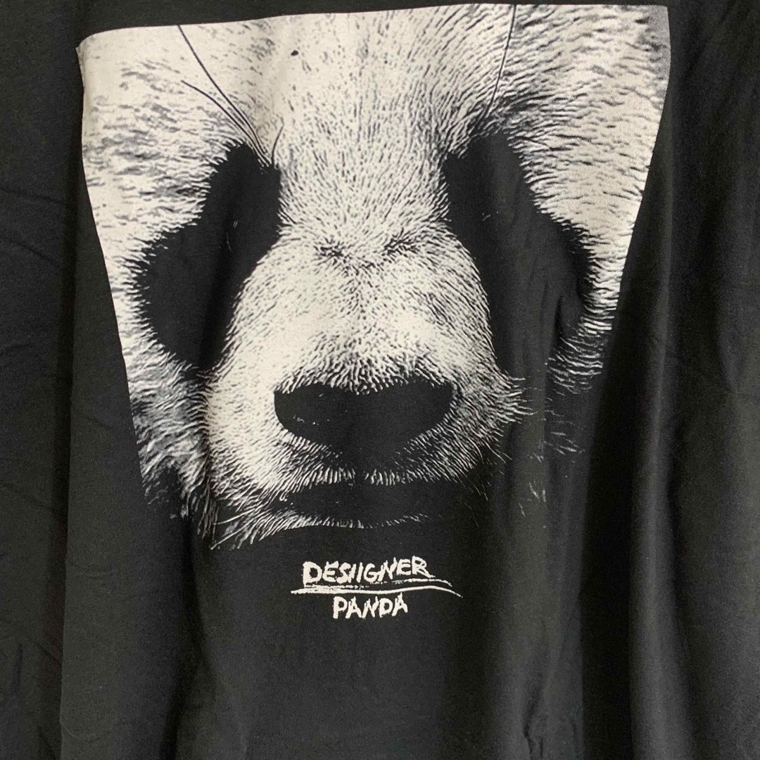 【新品US直輸入】panda デカＴ　黒 Tシャツ メンズのトップス(Tシャツ/カットソー(半袖/袖なし))の商品写真