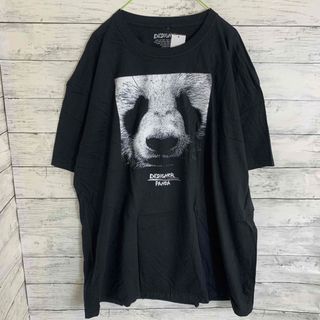 【新品US直輸入】panda デカＴ　黒 Tシャツ(Tシャツ/カットソー(半袖/袖なし))