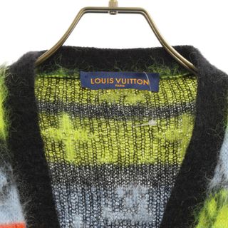 LOUIS VUITTON ルイヴィトン 22AW Monogram Mohair Cardigan RM222V NE5 HNN05W モノグラム モヘヤカーディガン マルチカラー ルイヴィトン 22AW RM222V NE5 HNN05W モノグラムモヘアカーディガン メンズ M