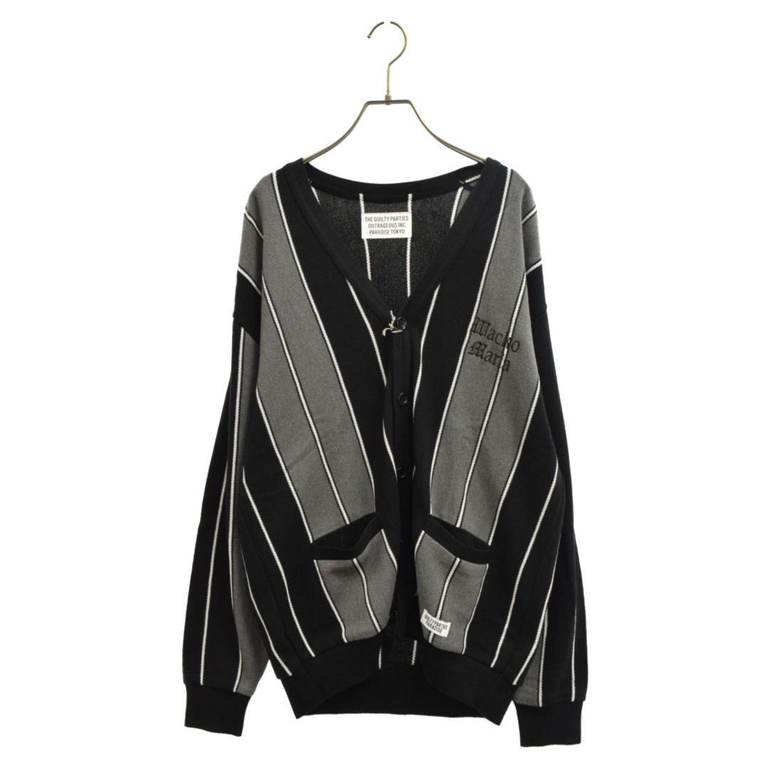 WACKO MARIA ワコマリア 23SS STRIPED KNIT JACQUARD CARDIGAN ...