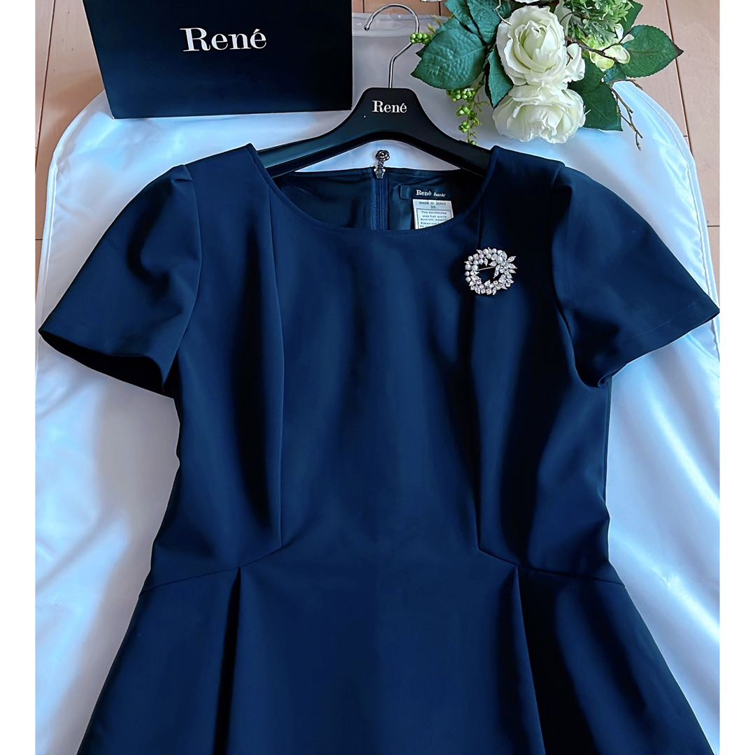 FOXEY - Rene 上品半袖ワンピース36 極美品 foxeyの通販 by Lucia's