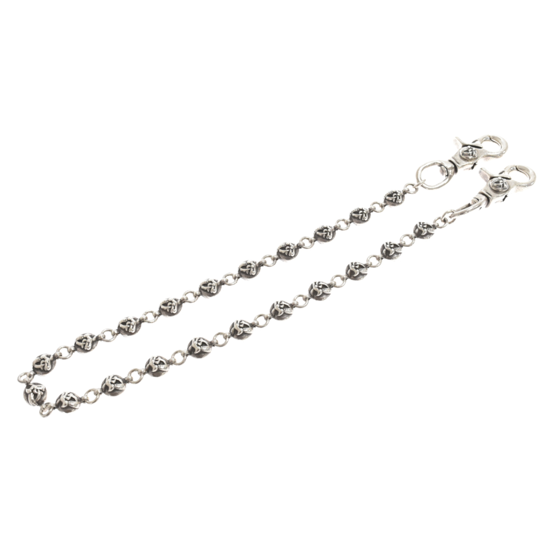 CHROME HEARTS クロムハーツ 2BALL LONG/2 2クリップロング #2ケルティックボール シルバーウォレットチェーン |  フリマアプリ ラクマ