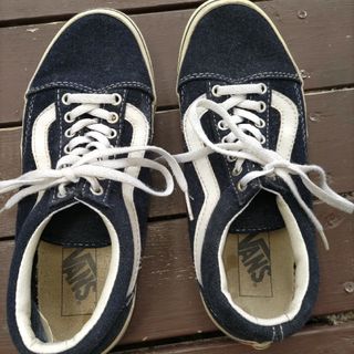 ヴァンズ(VANS)のVANS　ネイビー(スニーカー)