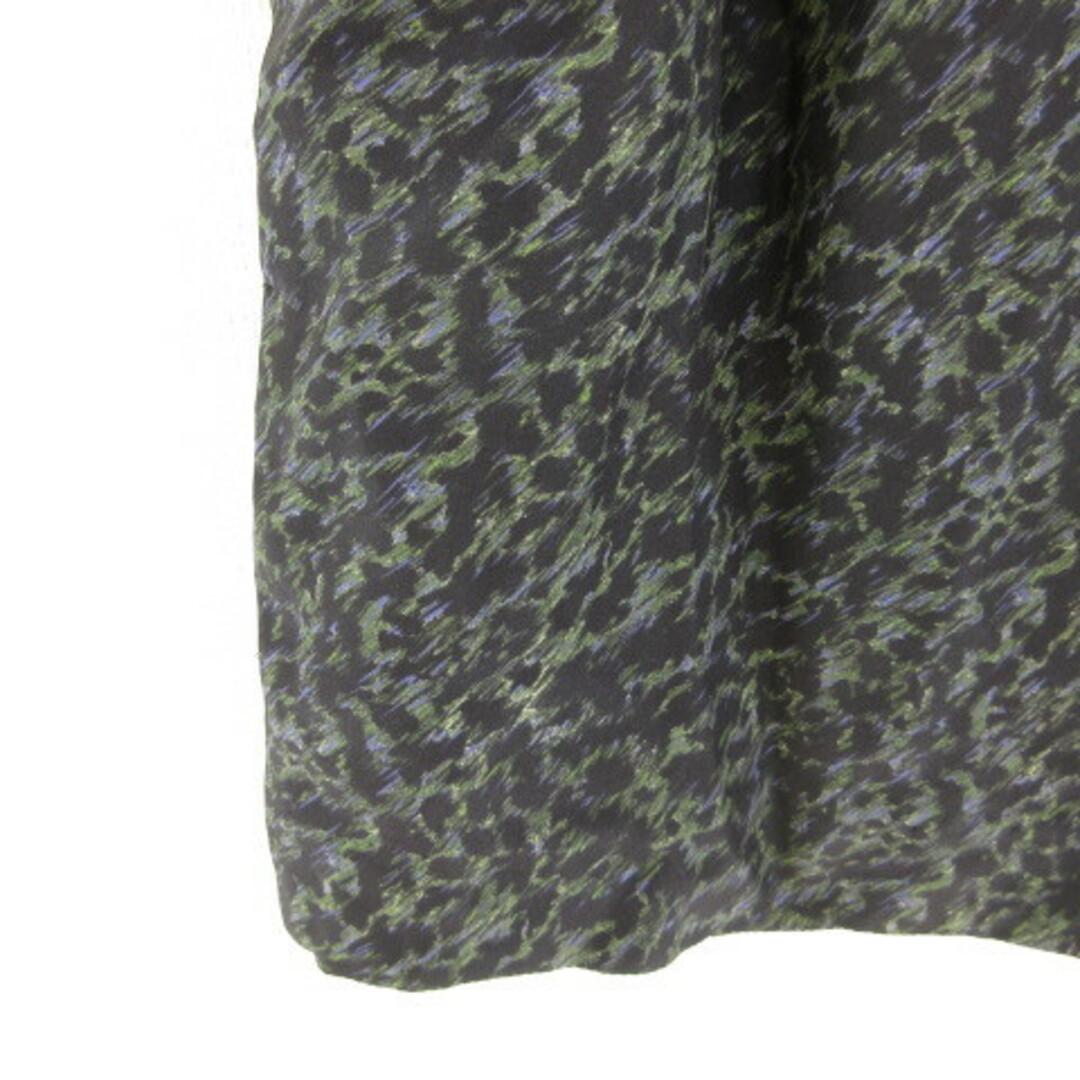 Drawer(ドゥロワー)のドゥロワー Drawer スカート ミニ ギャザー 総柄 シルク100% 36 レディースのスカート(ミニスカート)の商品写真