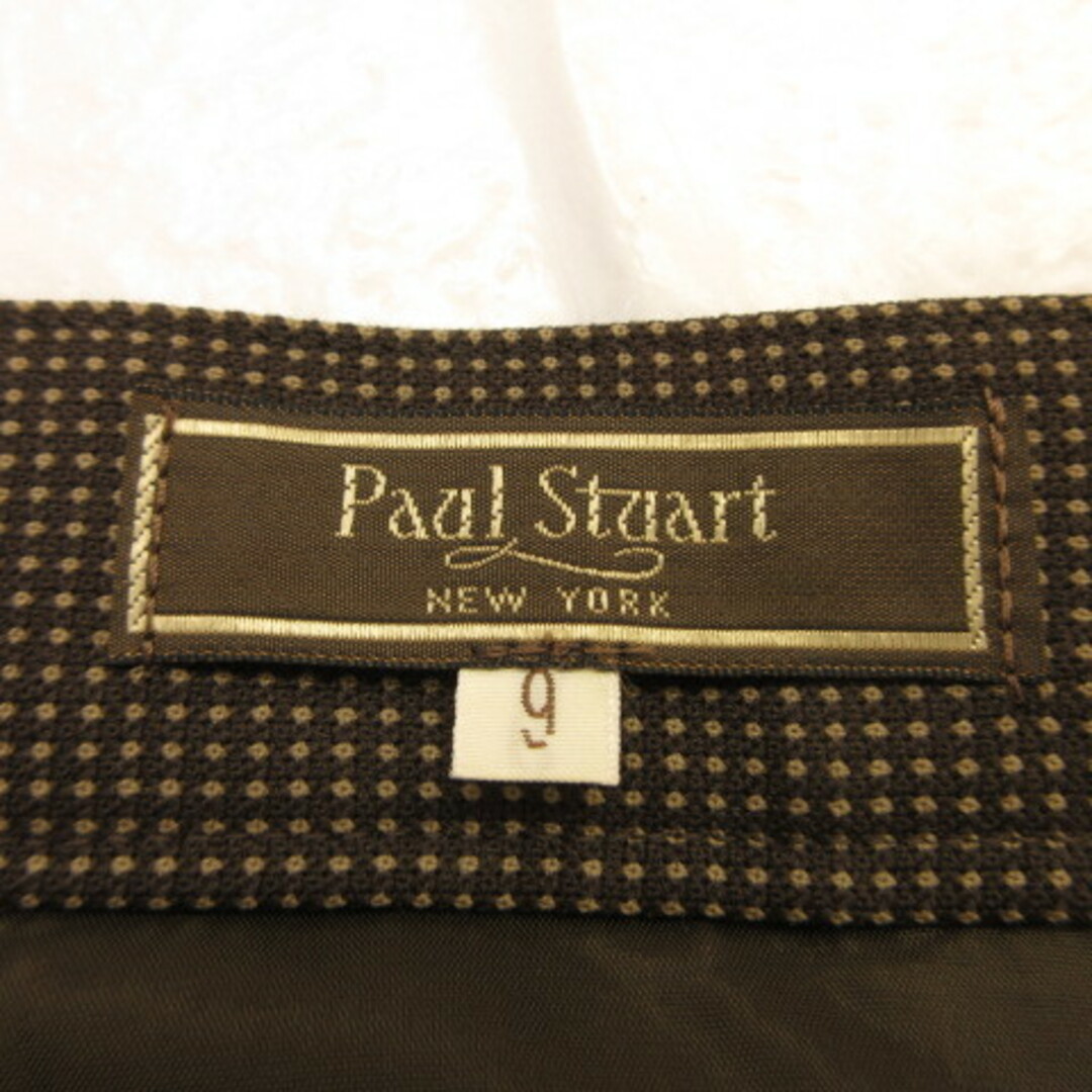 Paul Stuart(ポールスチュアート)のポールスチュアート PAUL STUART タイトスカート ミモレ丈 ドット 9 レディースのスカート(ロングスカート)の商品写真