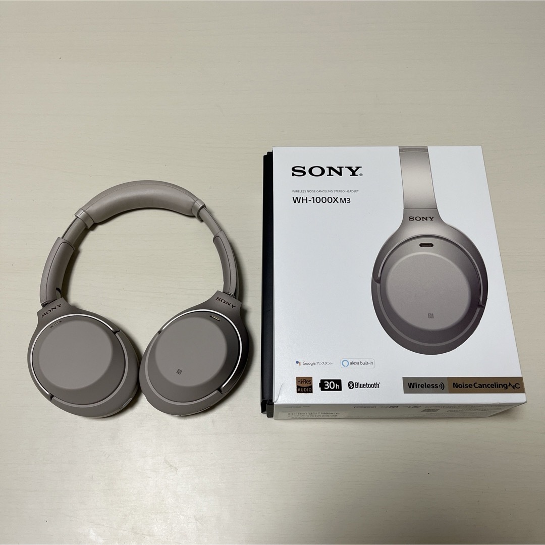 SONY - SONY WH-1000XM3 プラチナシルバー ヘッドフォン ヘッドホンの