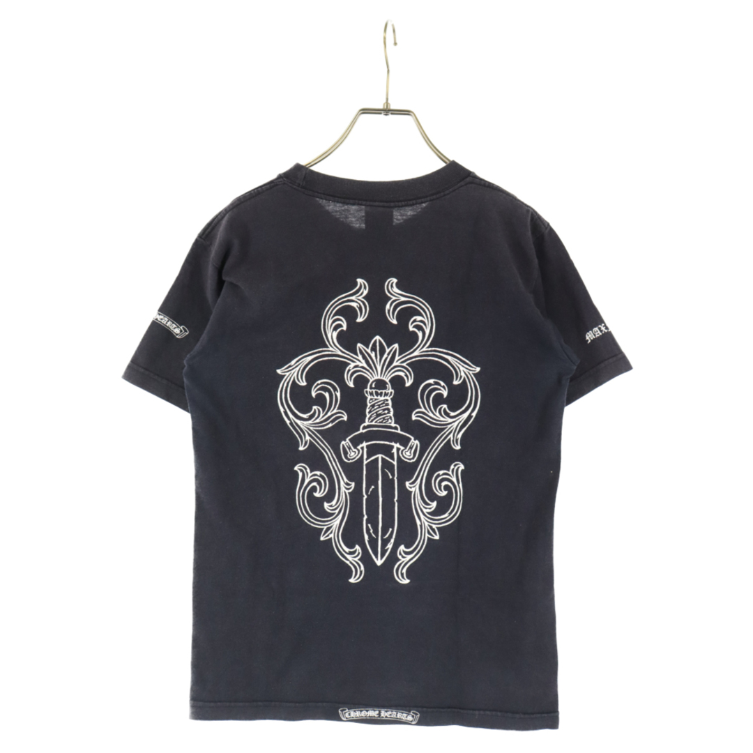 CHROME HEARTS クロムハーツ Maxfield マックスフィールド バックダガープリント ロサンゼルス 半袖 Tシャツ ブラック